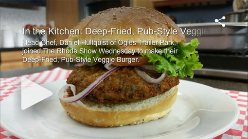 In the Kitchen: Deep-Fried, Pub-Style Veggie Burger